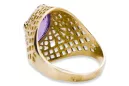 14 Karat Gelbgold Alexandrit Ring Vintage Schmuck vrc030y